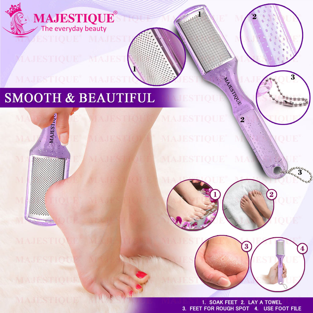 Foot Scraper for Callus & Heel Removal - Dry & Wet Pedicure Tool - Color May Vary