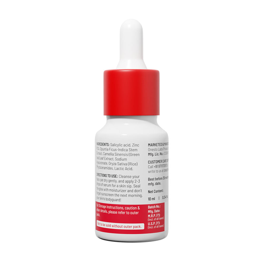 2% Salicylic Acid Face Serum Treats Active Acne, Controls Excess Oil