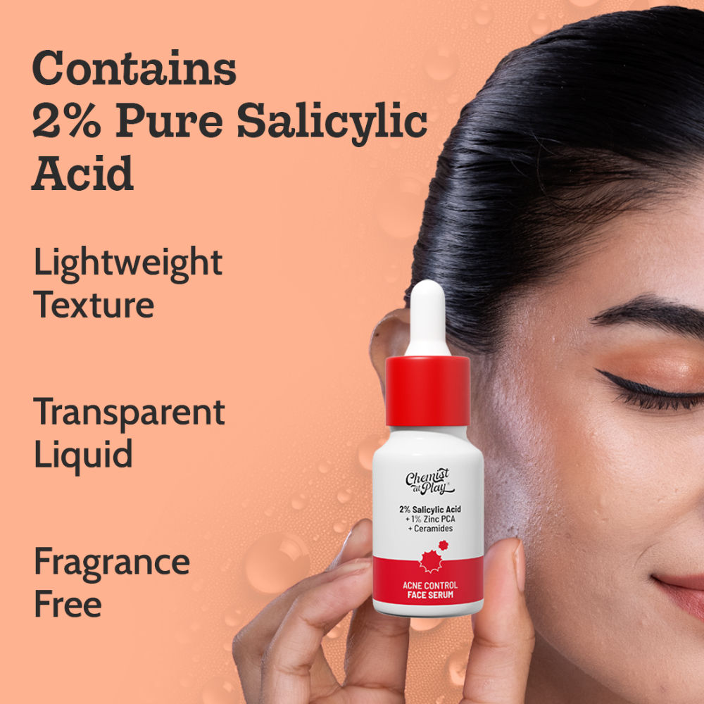 2% Salicylic Acid Face Serum Treats Active Acne, Controls Excess Oil