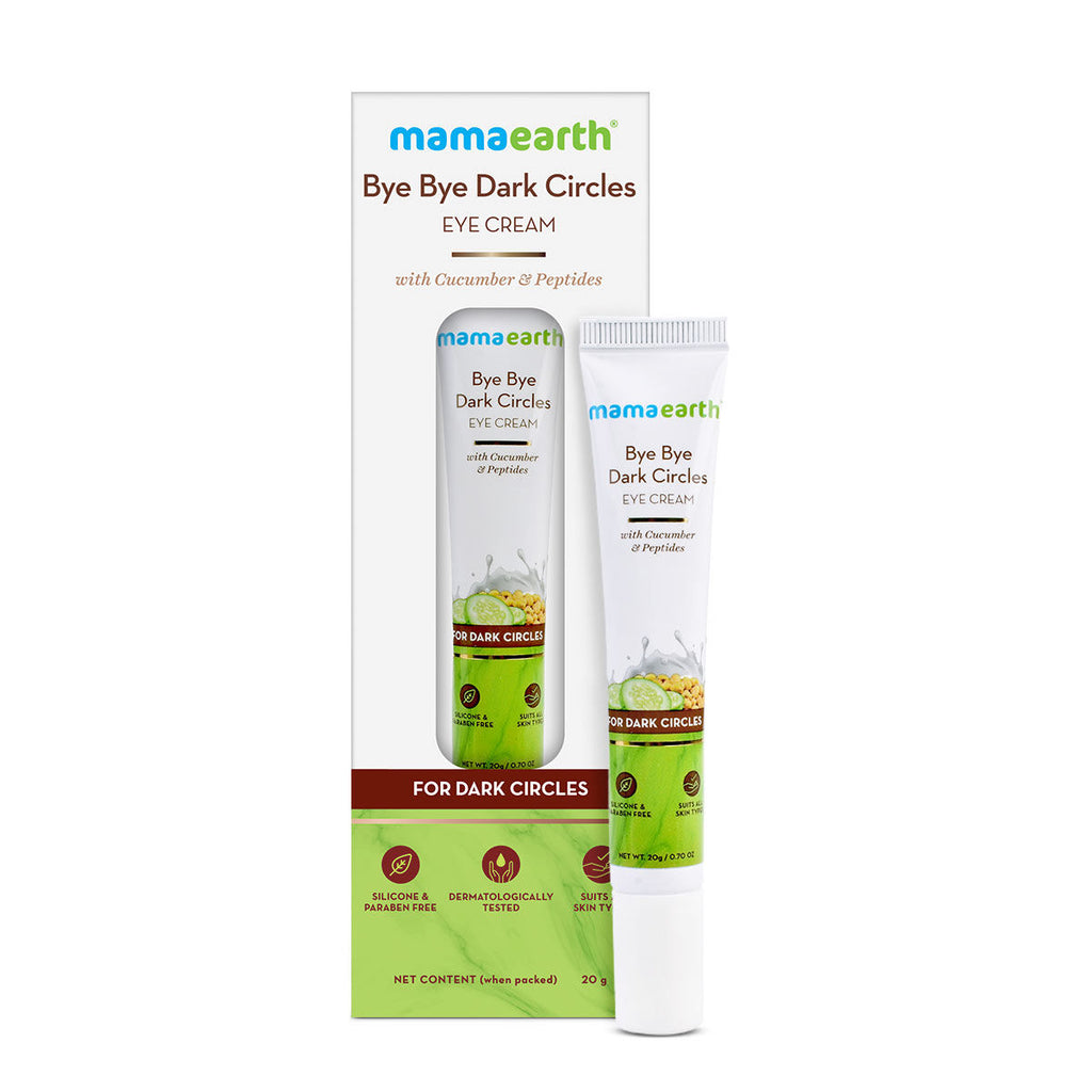 Bye Bye Dark Circle Eye Cream With Cucumber & Peptide For Dark Circles |Nourishes Undereye