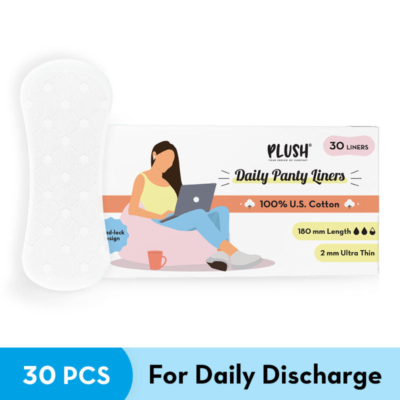 Daily Use Ultra Soft Large Panty Liners - Paraben & Fragrance - Free 30 Pcs