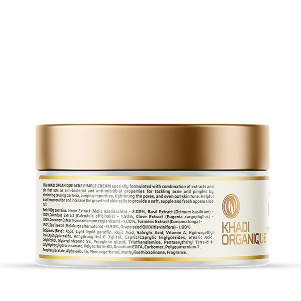 Anti Acne Pimple Cream with Neem & Basils For Reduces Acne and Pimples