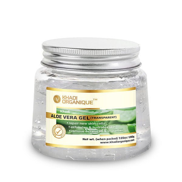 Pure Natural Aloe Vera Transparent Gel For Skin & Hair, Hydrate & Moisturize