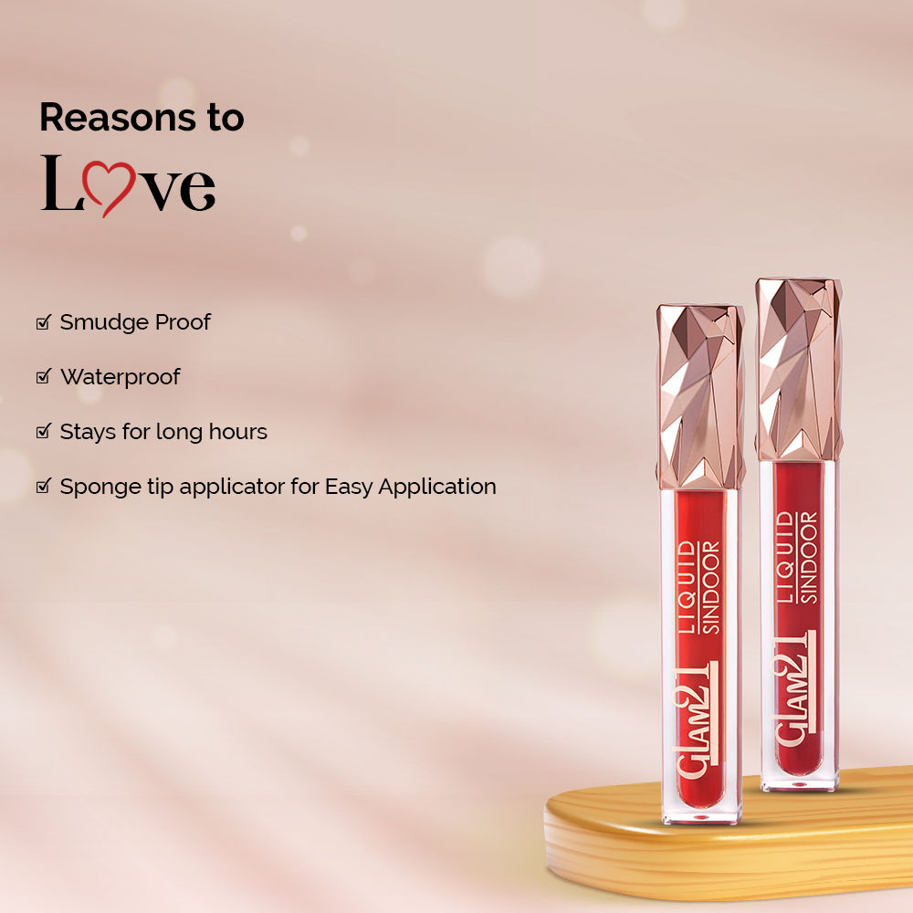 Liquid Sindoor Sponge Tip Applicator Smudge