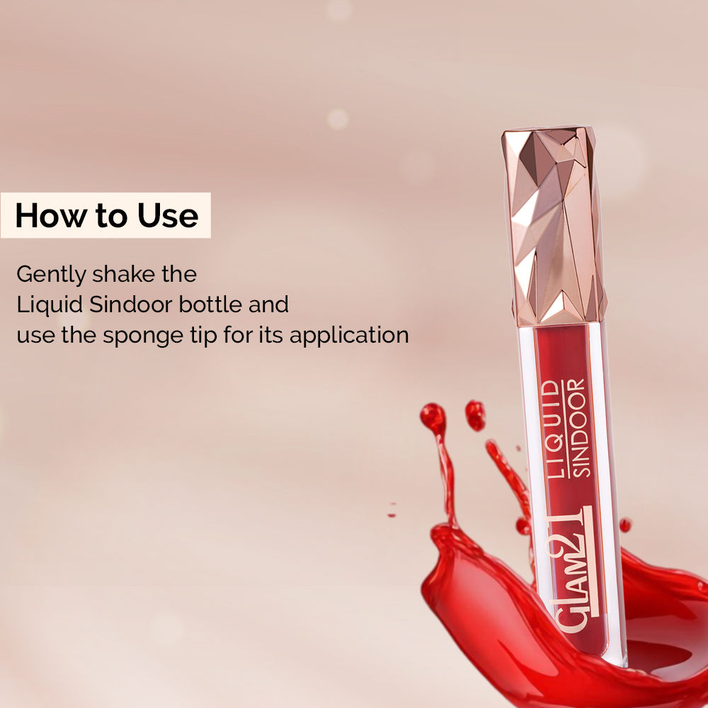 Liquid Sindoor Sponge Tip Applicator Smudge