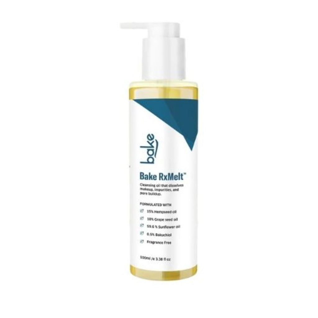 RxMelt Cleansing Oil with 15% Hempseed - Removes Waterproof Makeup, SPF & Pore Buildup
