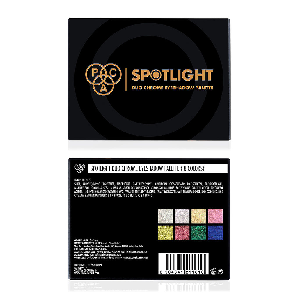 Spotlight Duo Chrome Palette Season 1 - Intensely Pigmented, Buttery Smooth Multi Chrome Shades