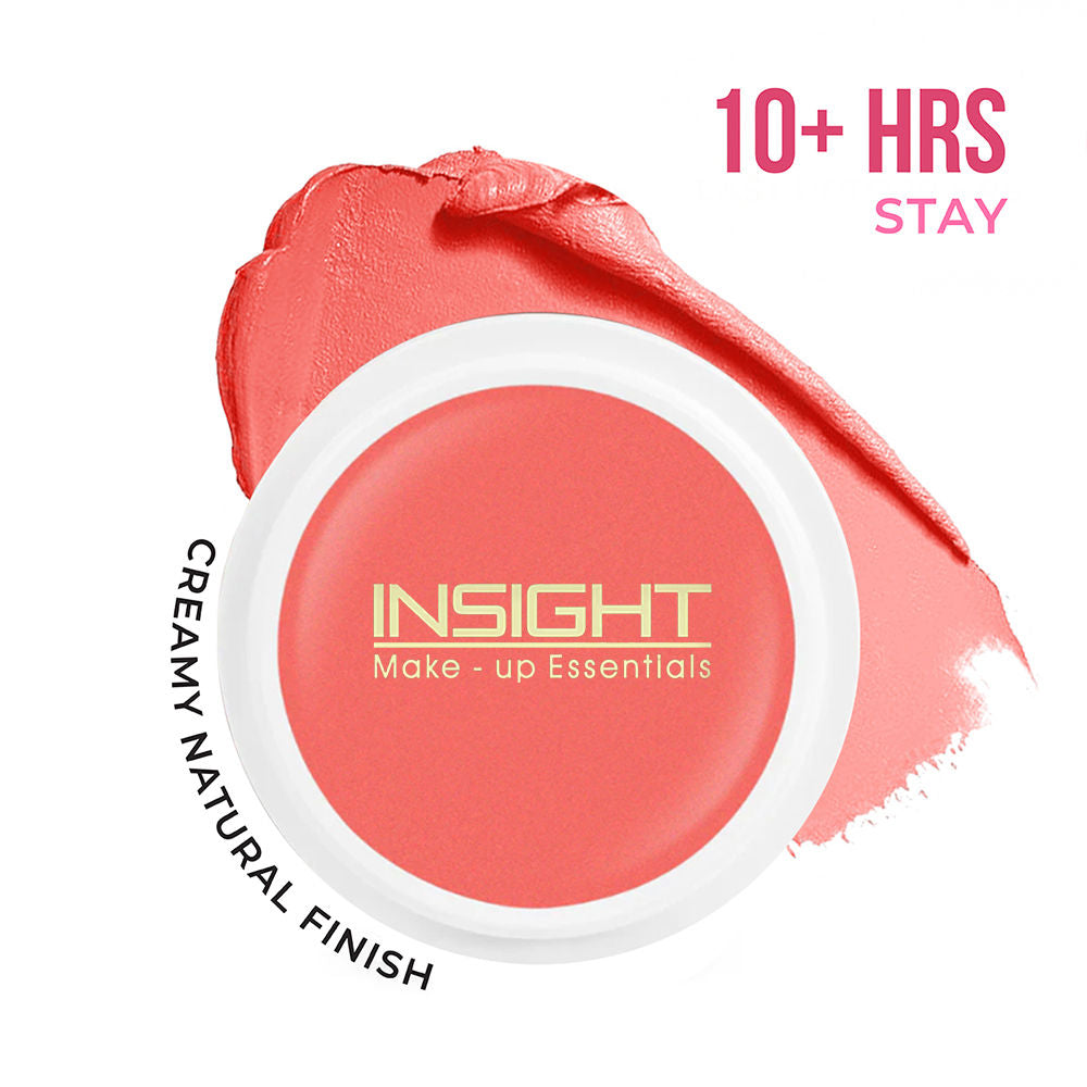 Blusher With Vitamin E, Multi Use Super Pigmented, Dewy Finish - Soft Salmon