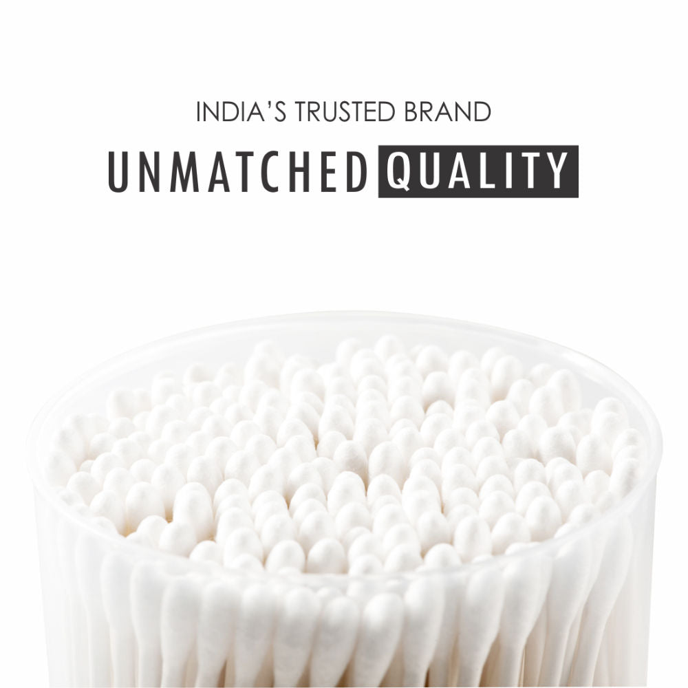 Cotton Ear Buds/ Swabs with White Paper Stick Jar (200/ 400 Tips in a Jar)