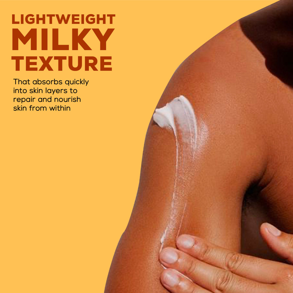 Honey & Almonds Lightweight Body Lotion with Shea Butter, Nourishing 24hr Care for Winter
