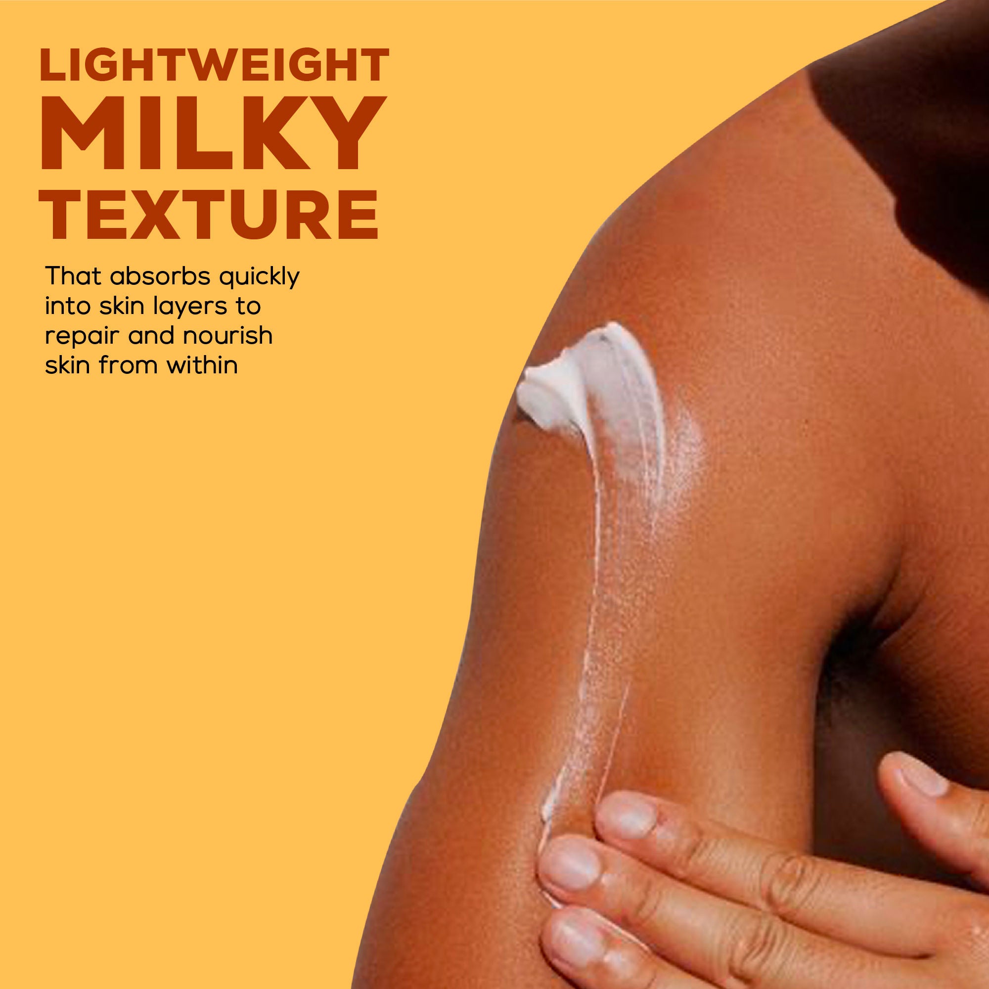 Honey & Almonds Lightweight Body Lotion with Shea Butter, Nourishing 24hr Care for Winter