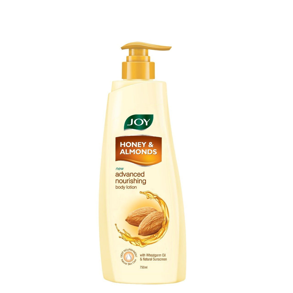 Honey & Almonds Lightweight Body Lotion with Shea Butter, Nourishing 24hr Care for Winter