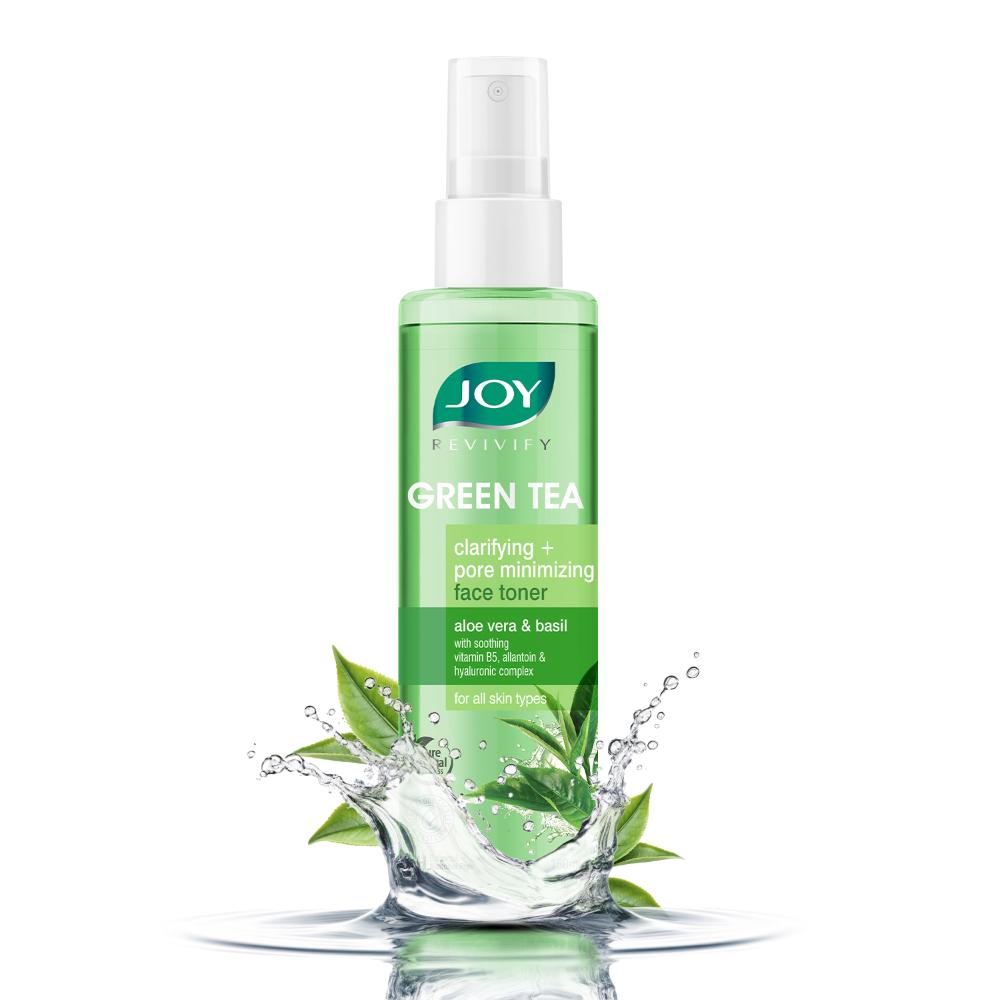 Green Tea Clarifying Face Toner with Aloe Vera - pH Balanced, Alcohol Free & For All Skin Types