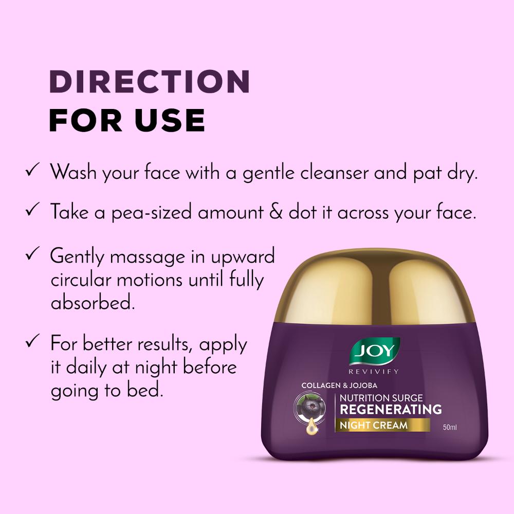 Night Cream with Collagen, Jojoba, Shea Butter & Gotu Kola For Overnight Skin Repair