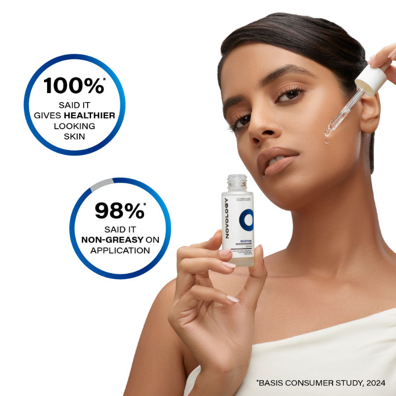 Moisture Barrier Booster Serum For 48 Hours Of Hydration, For Dry skin, Non Sticky