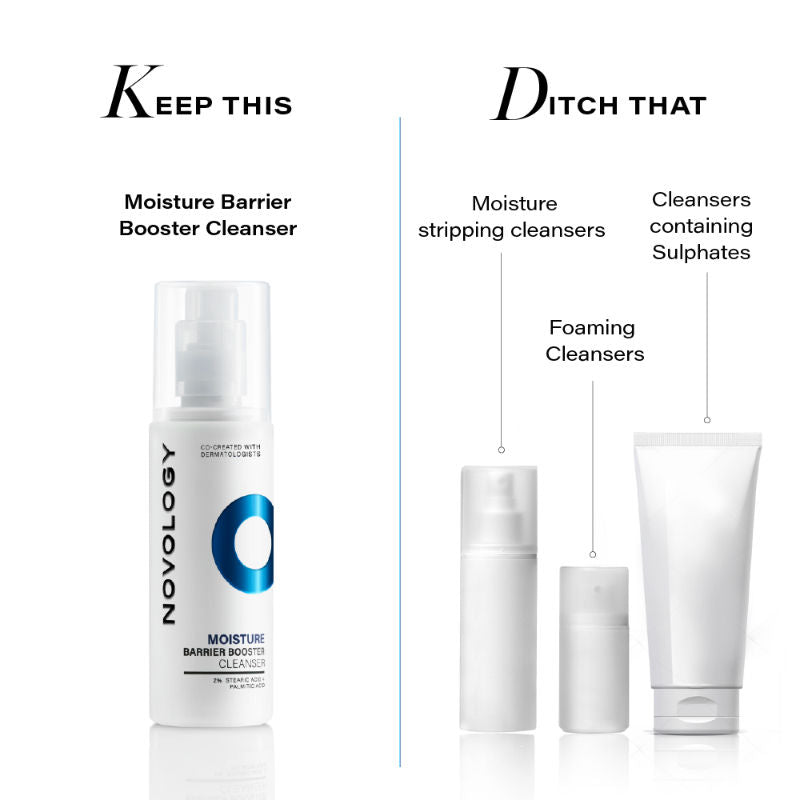 Moisture Barrier Booster Cleanser For Dry Skin, Sentive Skin