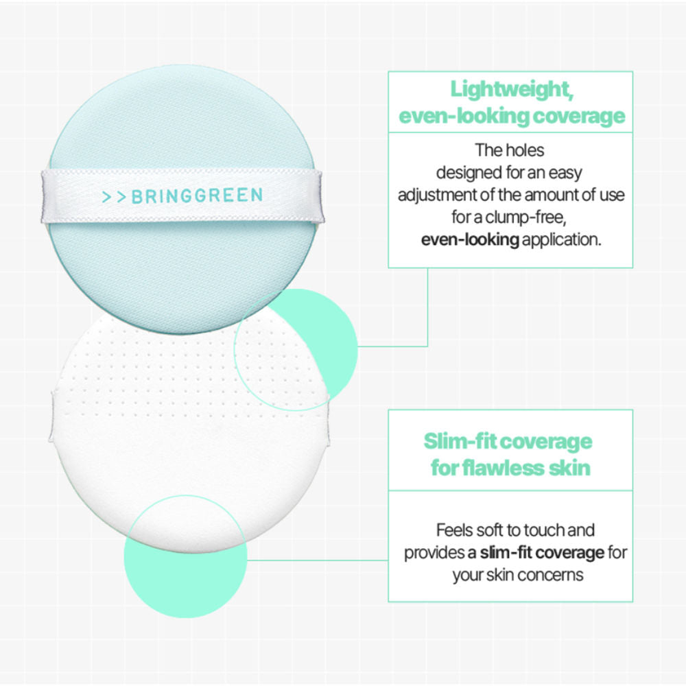 Tea Tree Cica Tone-Up Sun Cushion SPF 50+ PA++++ With Centella & Niacinamide