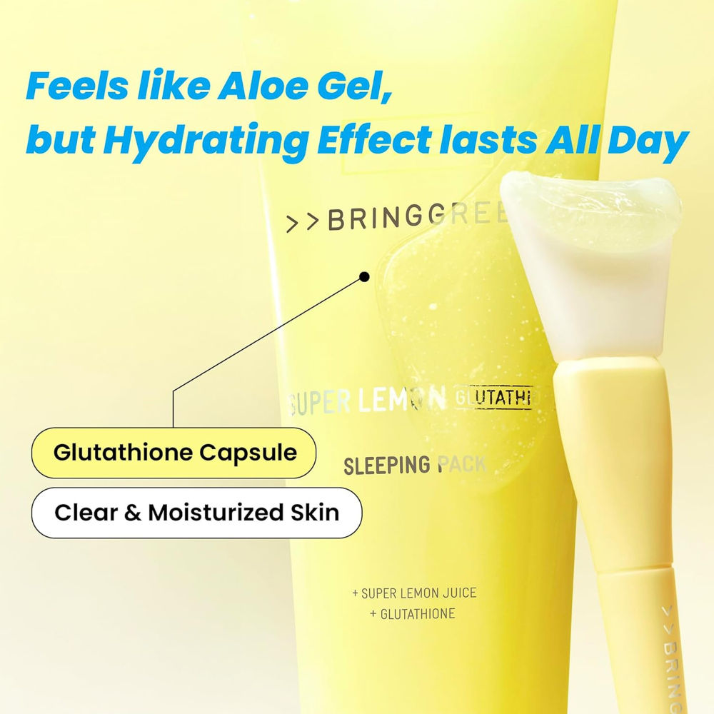 Super Lemon Glutathione Sleeping Pack
