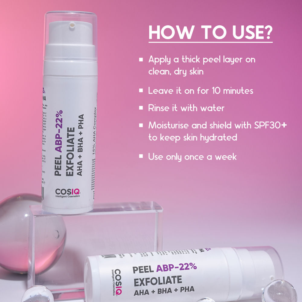 Peel ABP-22% Exfoliate AHA + BHA + PHA Beginner Friendly Serum