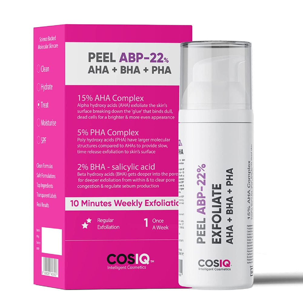 Peel ABP-22% Exfoliate AHA + BHA + PHA Beginner Friendly Serum
