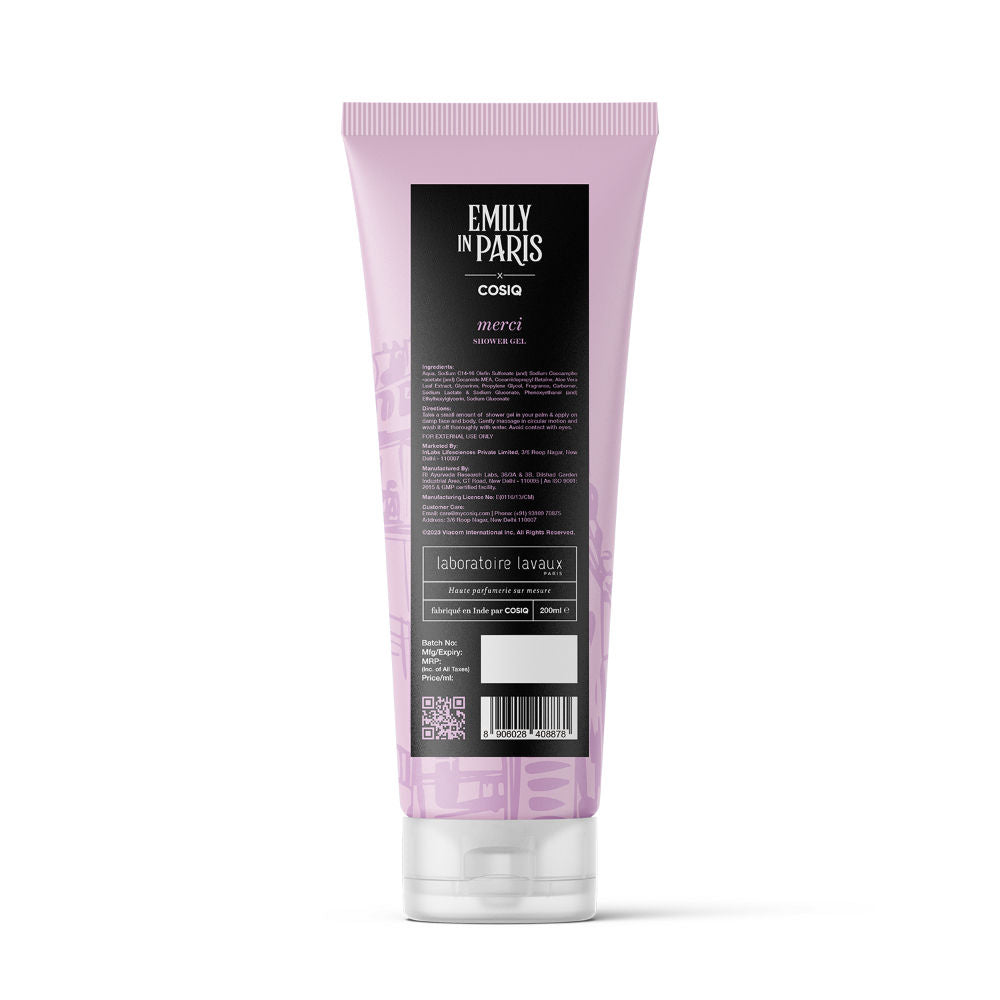 Emily In Paris Gabriel's Merci Body Wash Shower Gel
