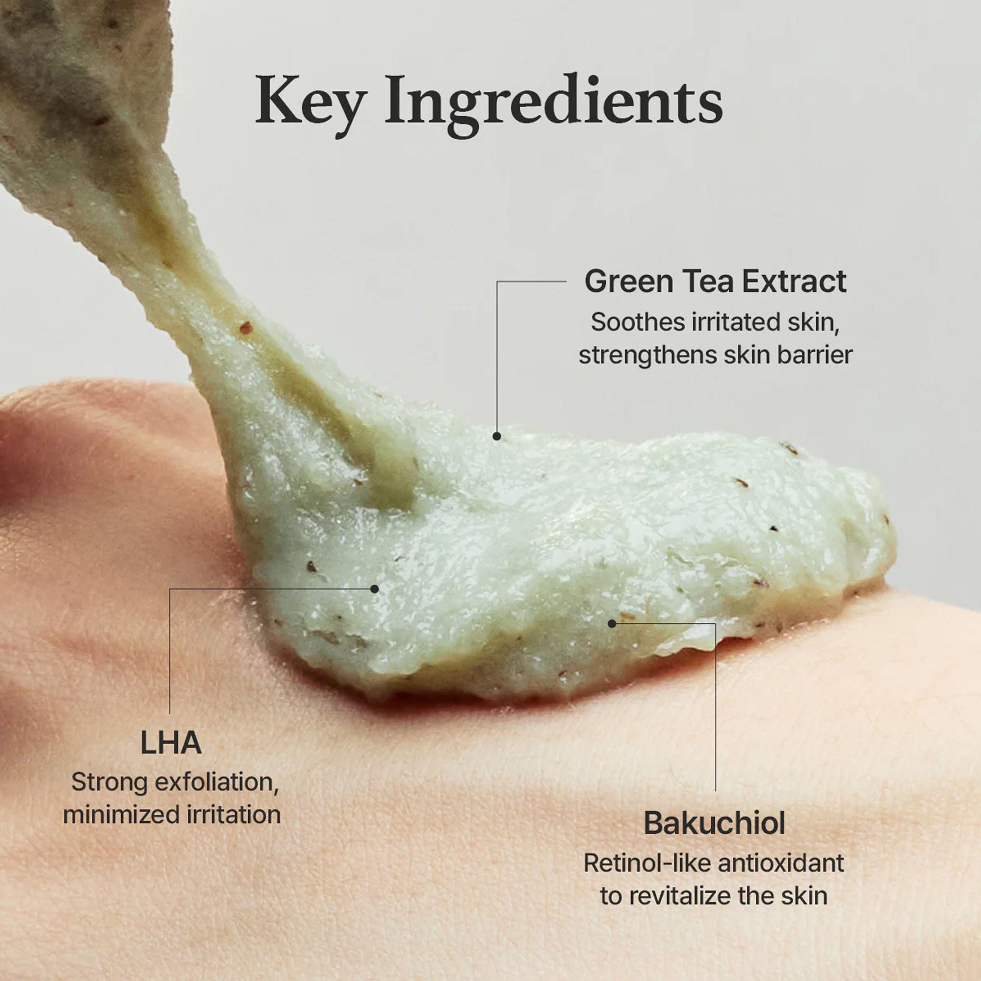 Green Tea + LHA Deep Pore Rice Cake Cleanser