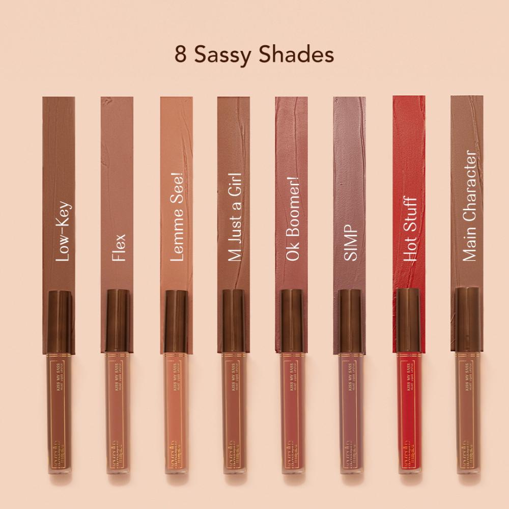 Transfer-proof Long-lasting Velvet Liquid Lipstick, Enriched with Hyaluronic Acid and Kaolin Clay