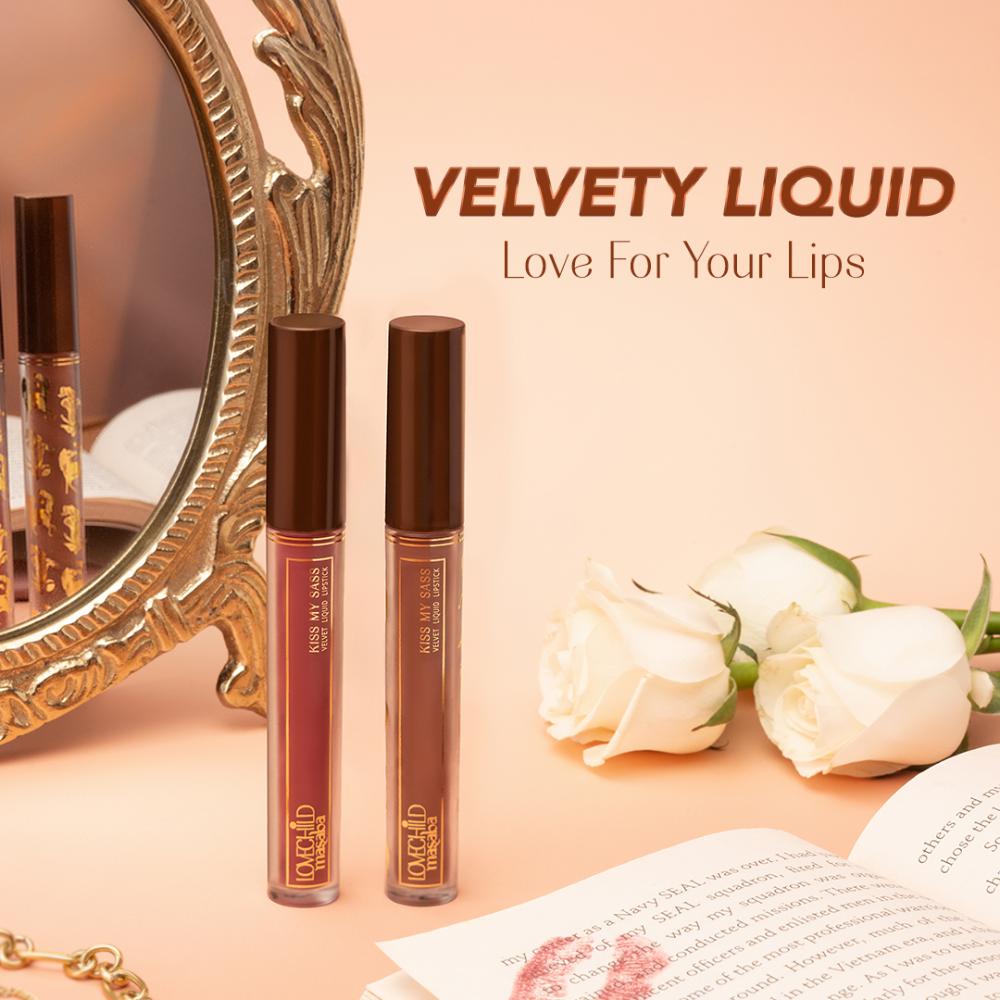 Transfer-proof Long-lasting Velvet Liquid Lipstick, Enriched with Hyaluronic Acid and Kaolin Clay