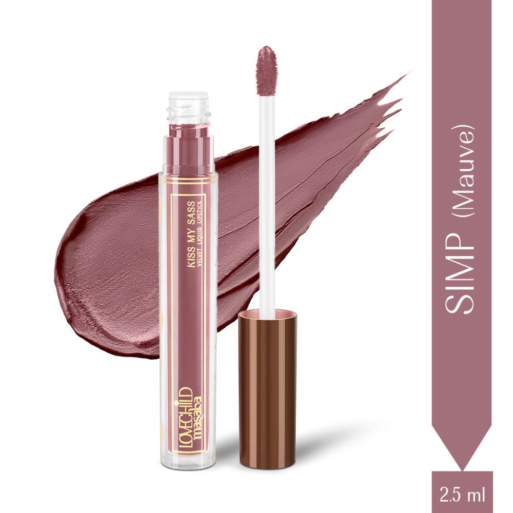 Transfer-proof Long-lasting Velvet Liquid Lipstick, Enriched with Hyaluronic Acid and Kaolin Clay - Simp