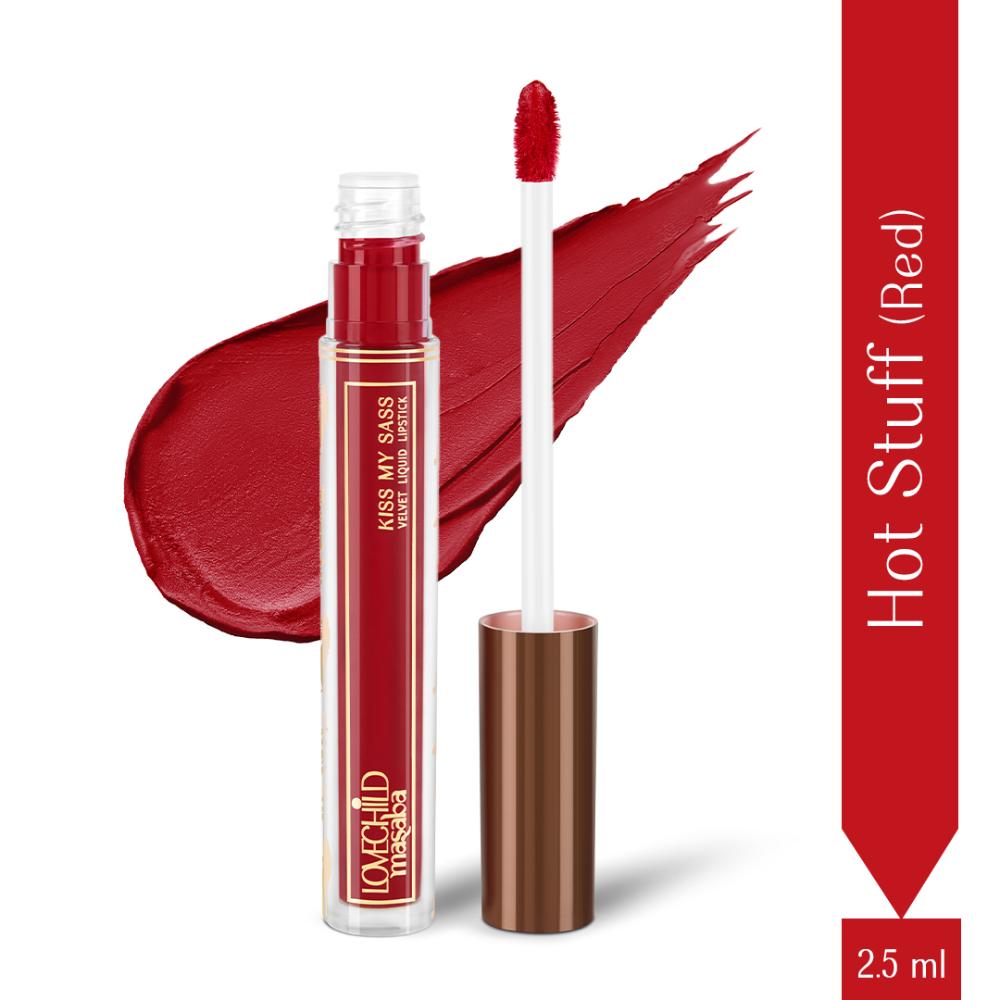 Transfer-proof Long-lasting Velvet Liquid Lipstick, Enriched with Hyaluronic Acid and Kaolin Clay - Hot Stuff