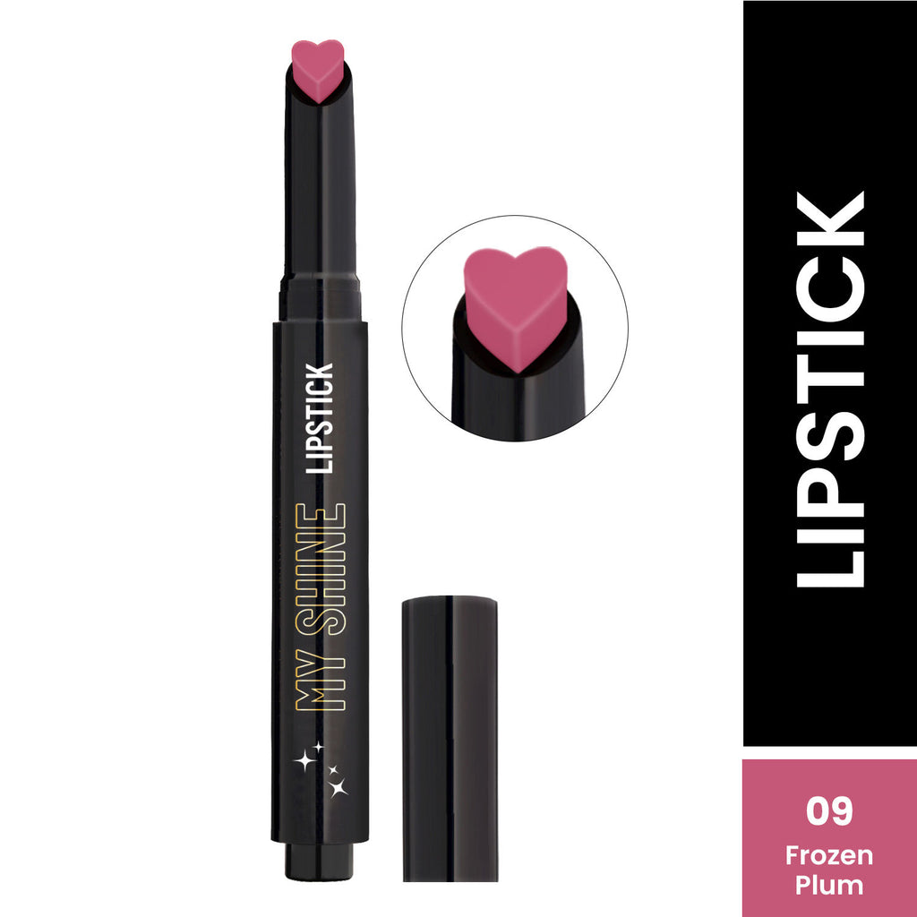 My Shine High Pigmented & Long-Lasting Lipstick Enriched with Vitamin E - 09 Frozen Plum