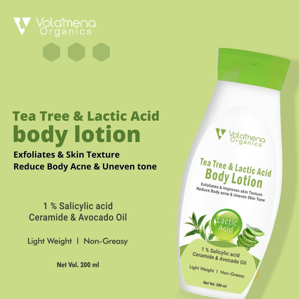 Tea Tree & Lactic Acid Body Lotion With Ceramide