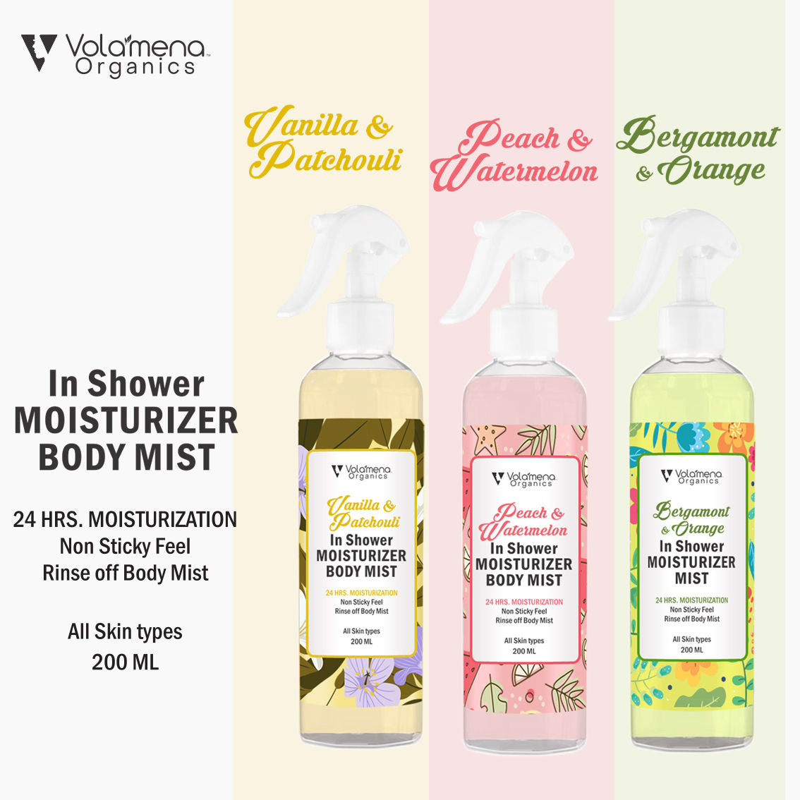 Bergamont & Orange In Shower Moisturizer Mist