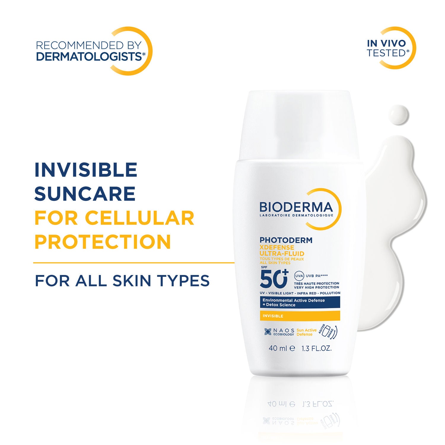 Photoderm Xdefense Ultra-Fluid SPF 50+ Invisible Sunscreen PA ++++