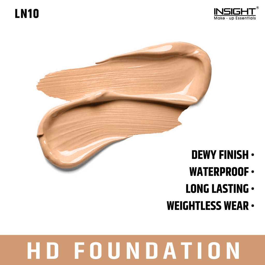 Hd Foundation, Dewy Weightless Finish, Waterproof & Long Wear