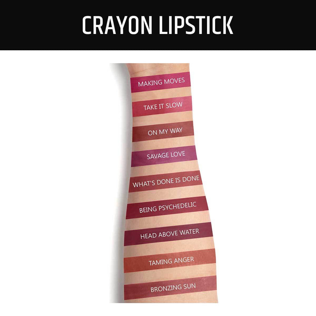 Mega Last Crayon Lipstick, Soft Matte Finish, Non Transfer