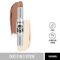 Duo Stick 2 In 1 Contour & Highlighter, Crease Resistant, Long Wear - 01 Caramel