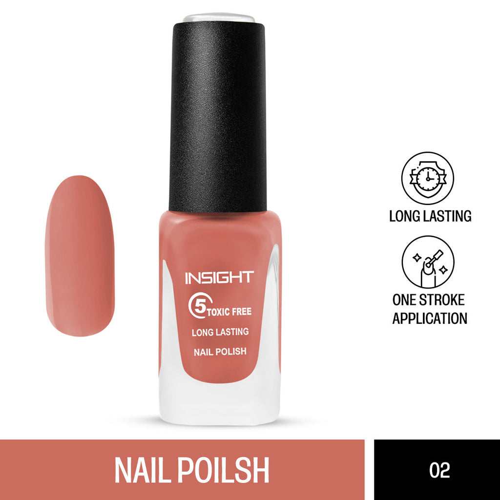 5 Toxic Free long lasting Nail Polish - Nude Shade 2