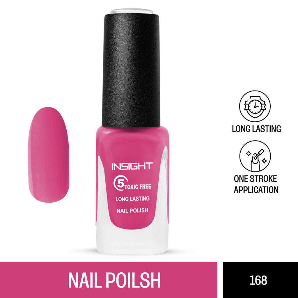 5 Toxic Free long lasting Nail Polish - Color 168