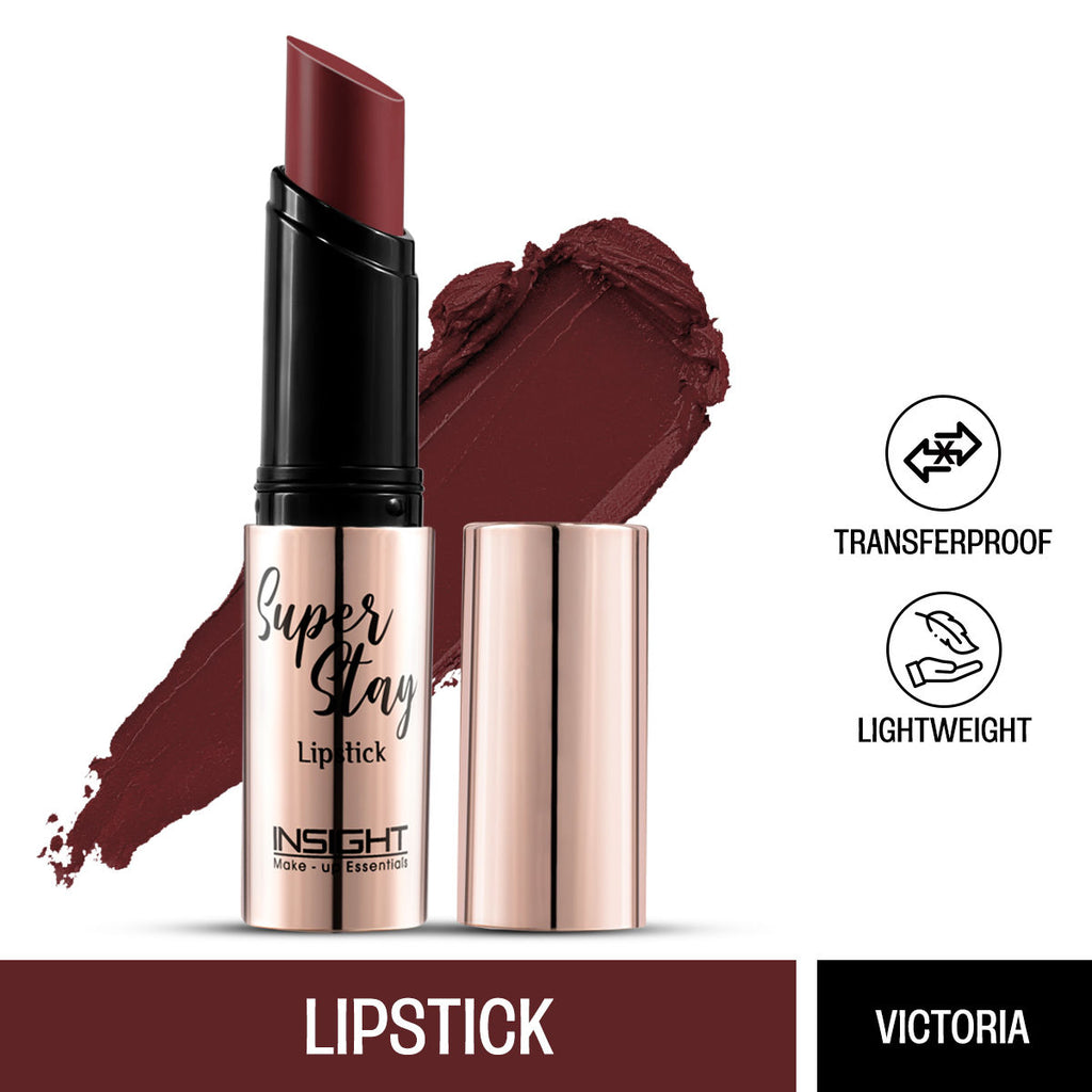 Super Stay Lipstick, Long Lasting Lightweight Transferproof Formula - Victoria