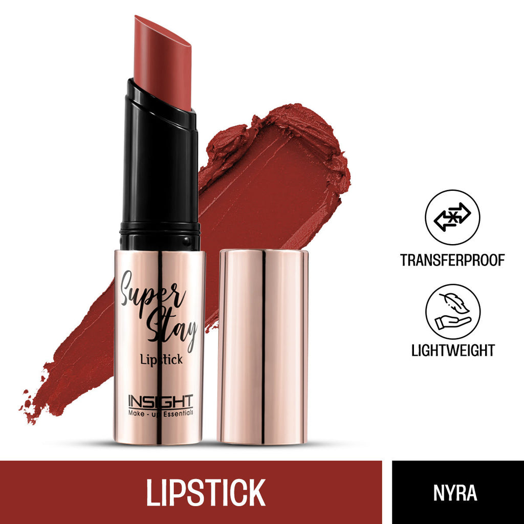 Super Stay Lipstick, Long Lasting Lightweight Transferproof Formula - Nyra