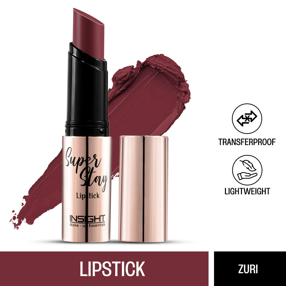 Super Stay Lipstick, Long Lasting Lightweight Transferproof Formula - Zuri