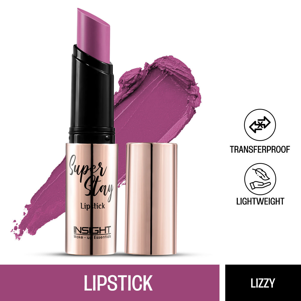 Super Stay Lipstick, Long Lasting Lightweight Transferproof Formula - Lizzy
