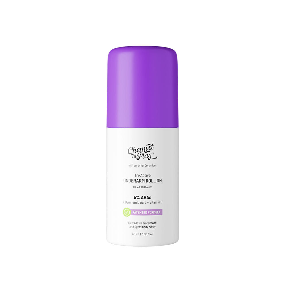 Chemist At Play's Tri-Active Underarm Roll On, India's 1st Underarm Hair Retardation Roll On