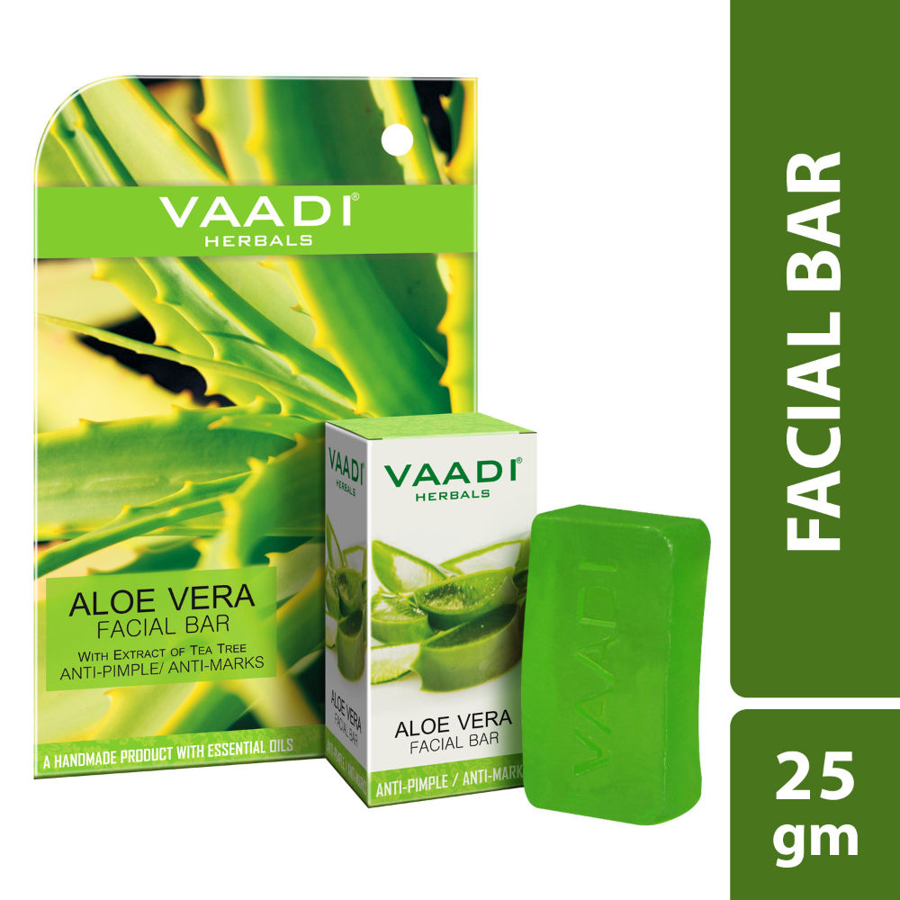 Aloe Vera Facial Bar with Extract of Tea Tree
