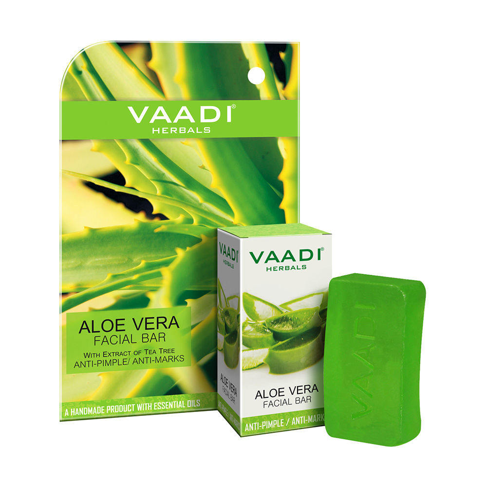 Aloe Vera Facial Bar with Extract of Tea Tree