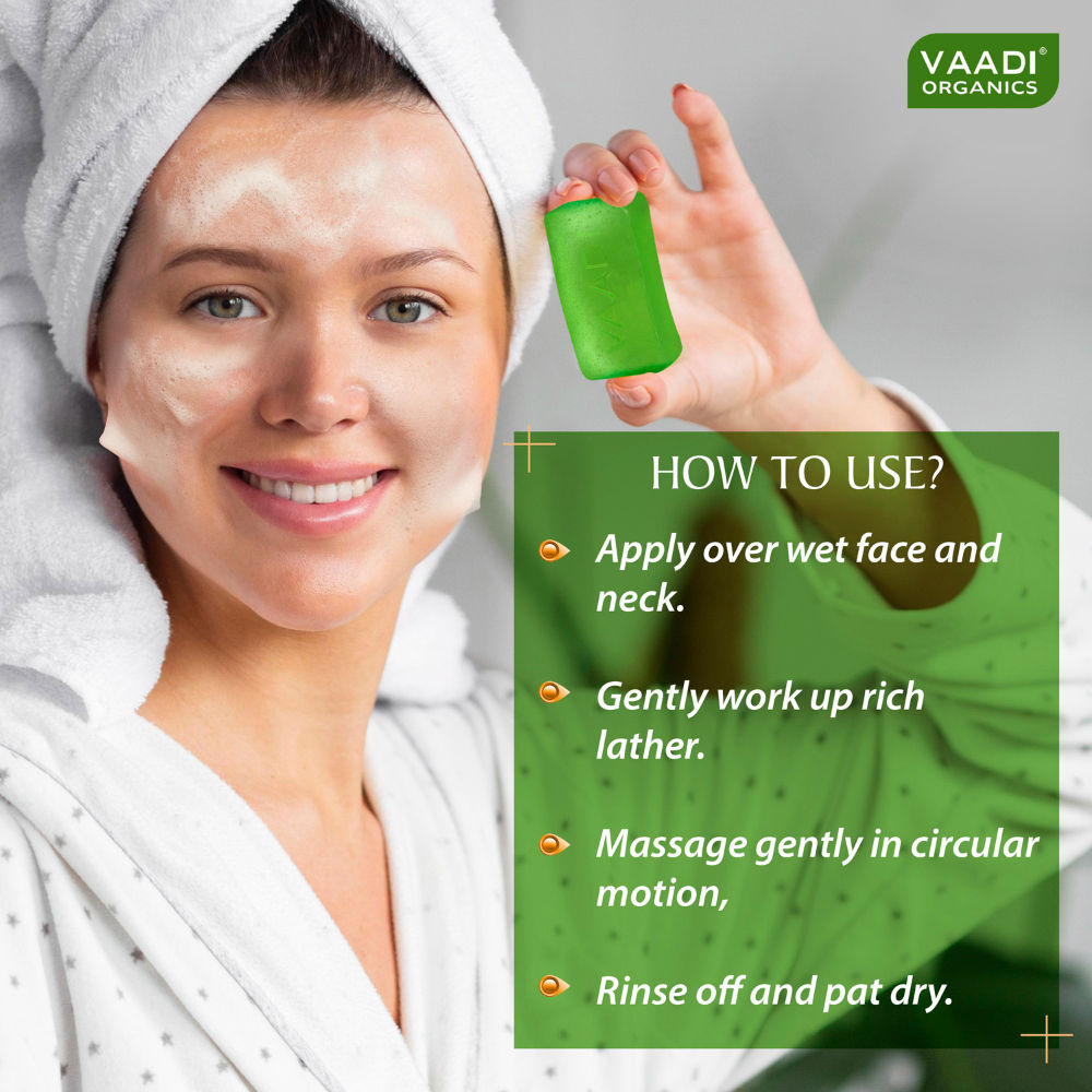 Aloe Vera Facial Bar with Extract of Tea Tree