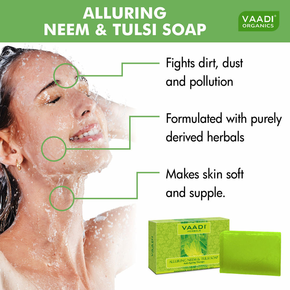 Alluring Neem And Tulsi Soap