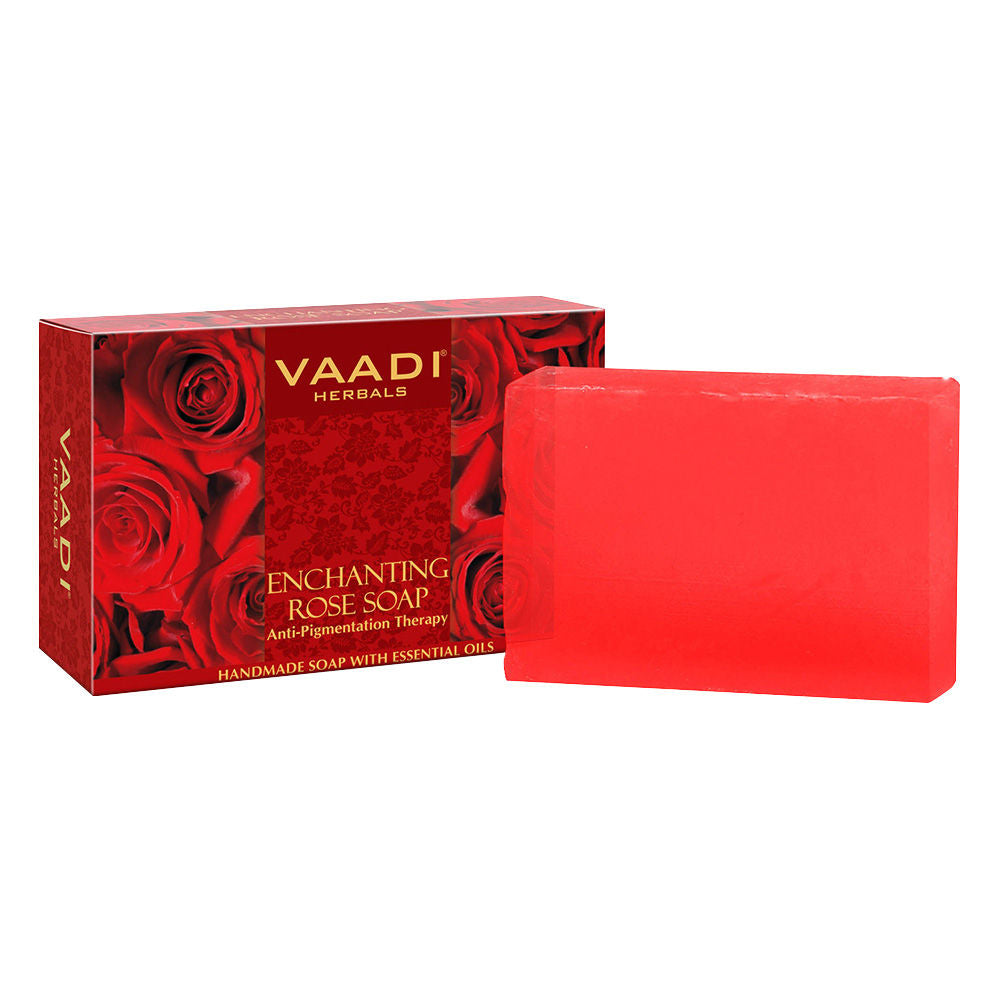 Enchanting Rose Soap With Anti Pigmentation Therapy