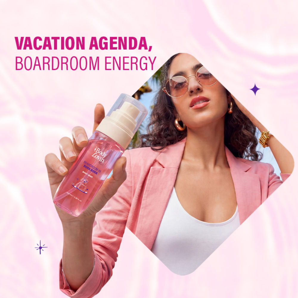 BodyLovin’ Boardroom In Bora Bora Body Mist, Long-Lasting, Sweet Tropical Fragrance